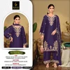 Khas 423 A To C Armani Satin Embroidery Farshi Salwar Kameez 